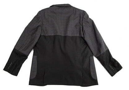 COMME des GARCONS HOMME DEUX Mixed Jacket Gray Size M