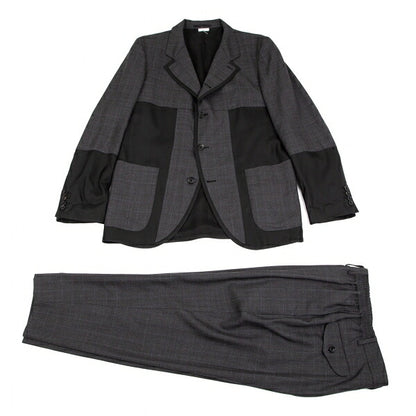 COMME des GARCONS HOMME DEUX Mixed Jacket Gray Size M
