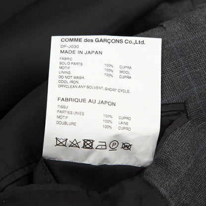 COMME des GARCONS HOMME DEUX Mixed Jacket Gray Size M