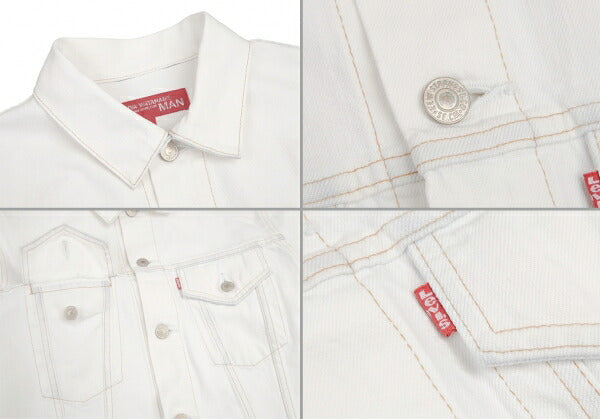 Levi's Junya Watanabe 3rd Garment-Dyed Jacket White Size L
