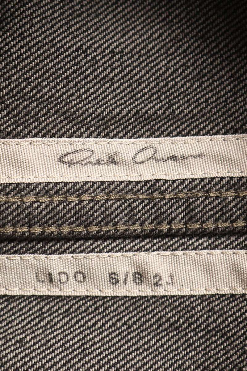 Rick Owens K LODO Denim Jacket Black Size S