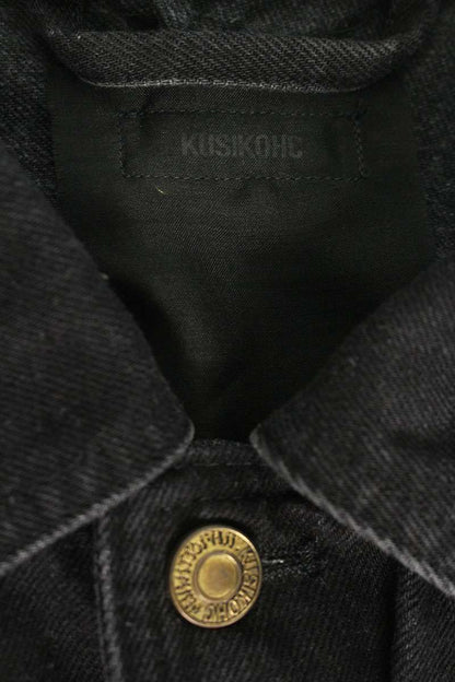 KUSIKOHC Studded Denim Jacket Black Size M