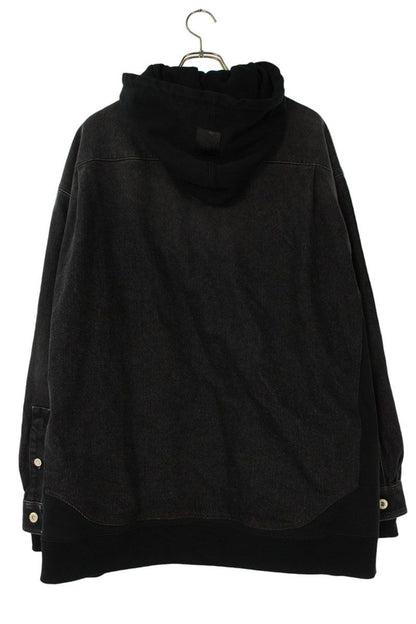 LOEWE Hooded Denim Jacket Black Size M