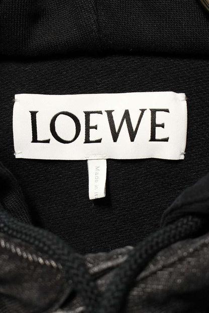 LOEWE Hooded Denim Jacket Black Size M