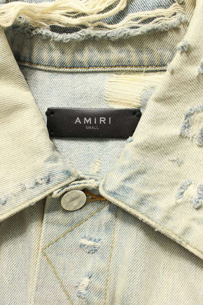 Amiri Logo Denim Jacket Blue Size S