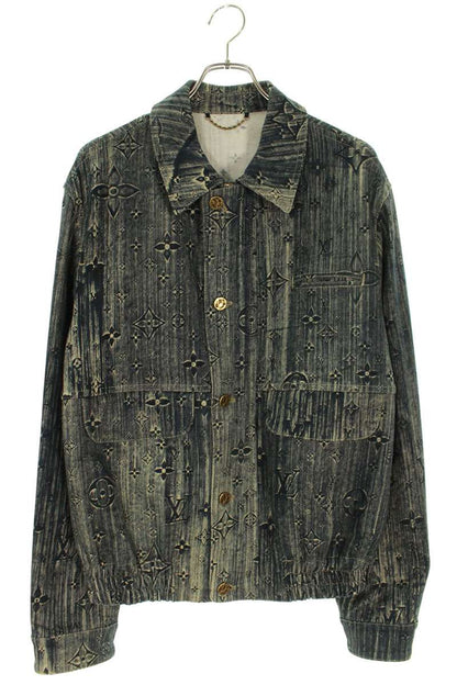 LOUISVUITTON 23SS Monogram Denim Jacket Indigo Size L