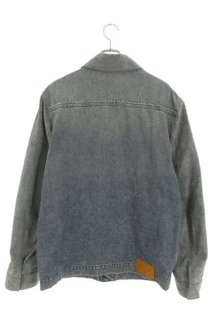 LOUISVUITTON Monogram Denim Jacket Indigo Size XL