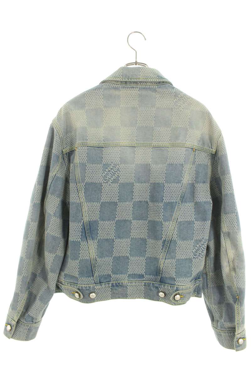 LOUISVUITTON Damier Classic Denim Jacket Indigo Size S