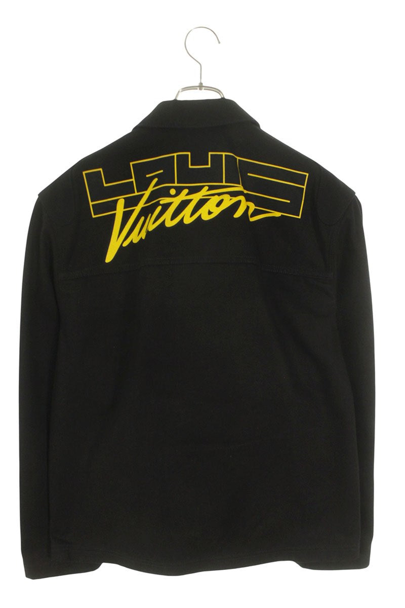 LOUISVUITTON 23AW Racing Urban Denim Jacket Black Size S