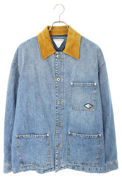 BOTTEGA VENETA Color Block Coverall Denim Jacket M Size M