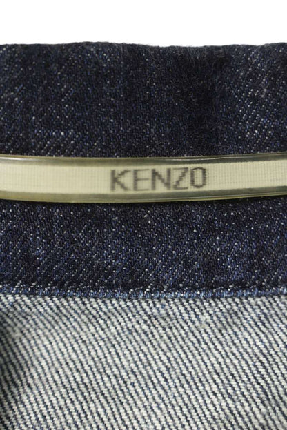 Kenzo Embroidered Denim Jacket Blue Size S