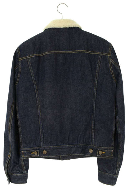 Saint Laurent Paris Denim Jacket Blue x White Size M