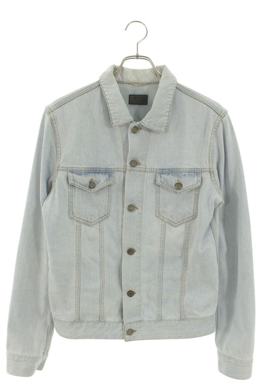 Saint Laurent Paris Denim Jacket Blue Size M