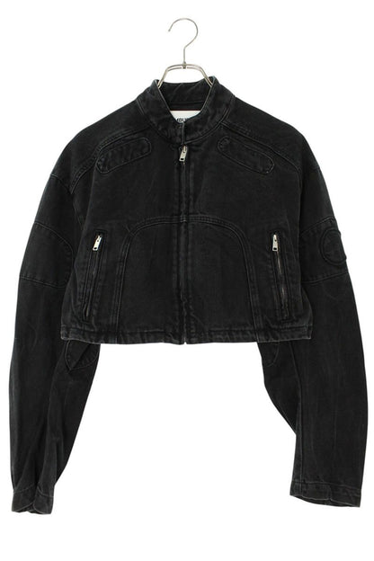 Ambush Design Zip Up Denim Jacket Black Size XS