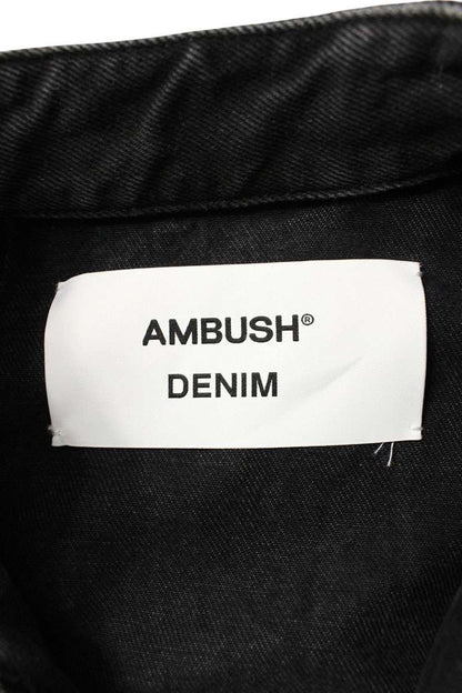 Ambush Design Zip Up Denim Jacket Black Size XS