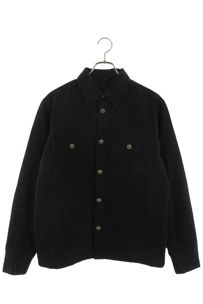 Chrome Hearts WORK DOG Cross Ball Button Quilted Size M