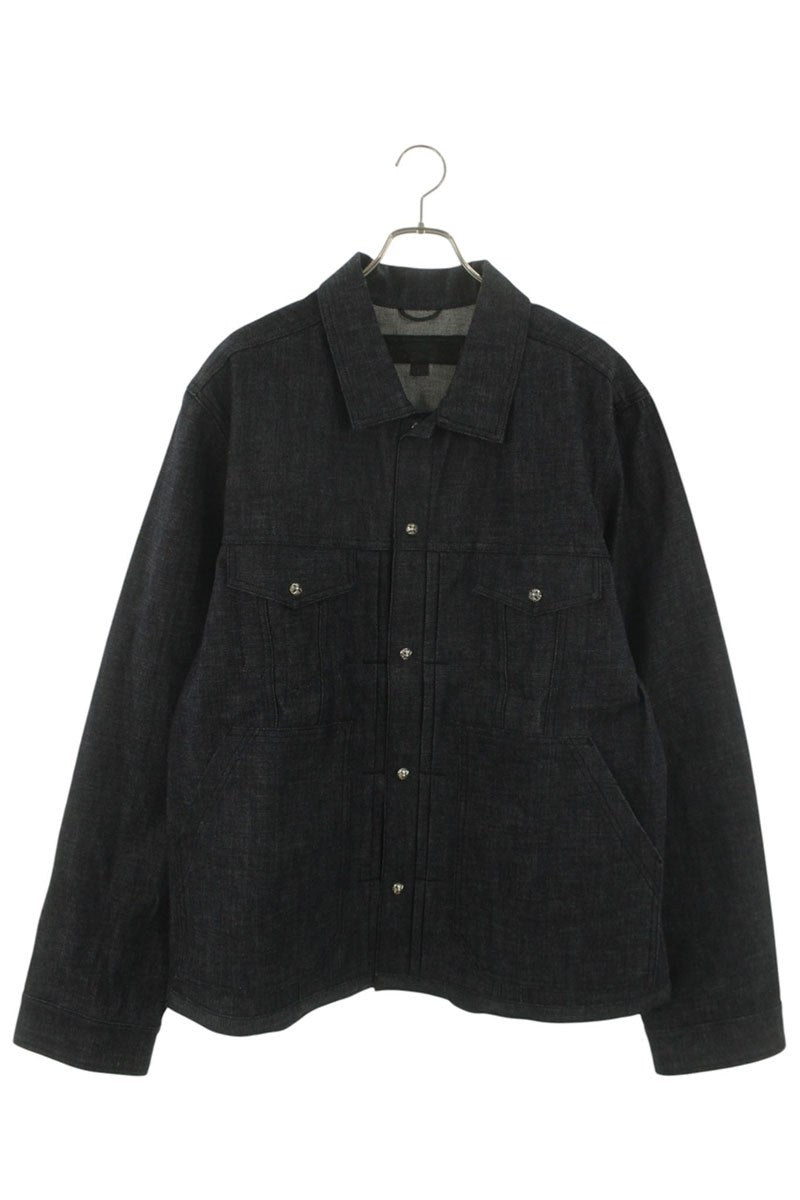 Chrome Hearts WHIPLASH FBRC Cross Ball Button Denim Size XXL