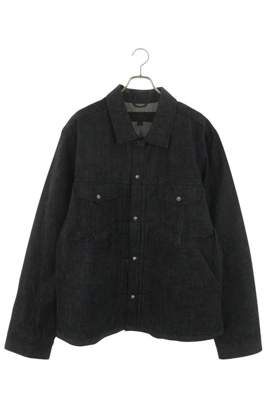 Chrome Hearts WHIPLASH FBRC Cross Ball Button Denim Size XXL