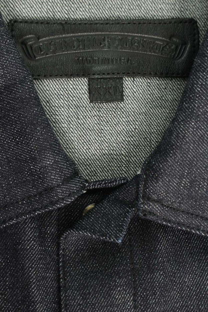 Chrome Hearts WHIPLASH FBRC Cross Ball Button Denim Size XXL