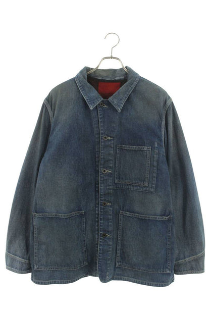 MINEDENIM G.Nep Denim Liner Coverall JKT Jacket Blue Size 2