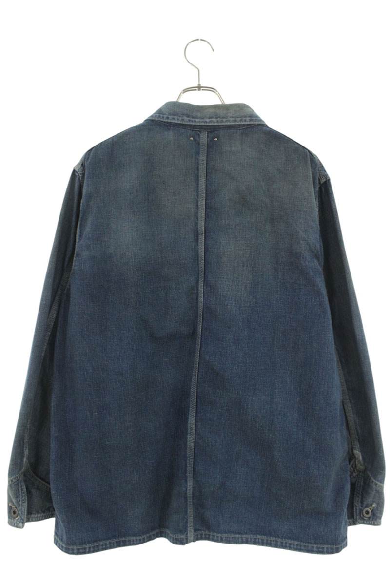 MINEDENIM G.Nep Denim Liner Coverall JKT Jacket Blue Size 2
