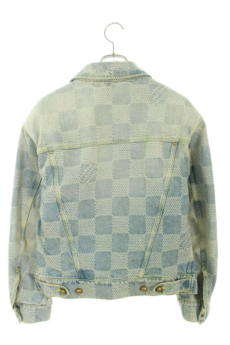 LOUISVUITTON 25SS Damier Denim Skate Jacket Light Size S
