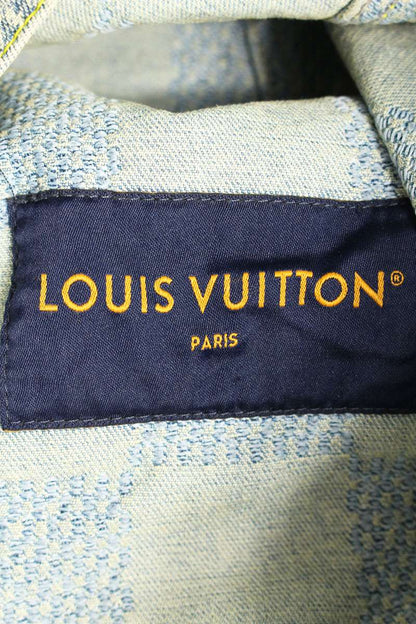 LOUISVUITTON 25SS Damier Denim Skate Jacket Light Size S