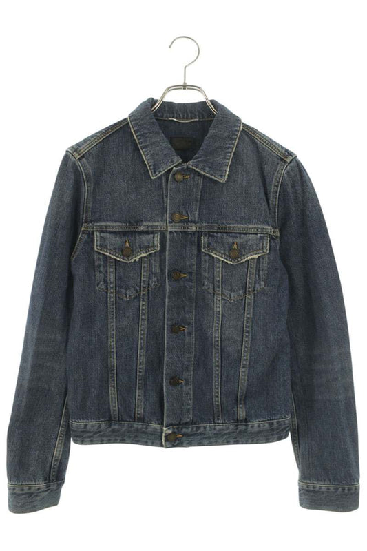 Saint Laurent Paris Vintage Denim Jacket Blue Size XS
