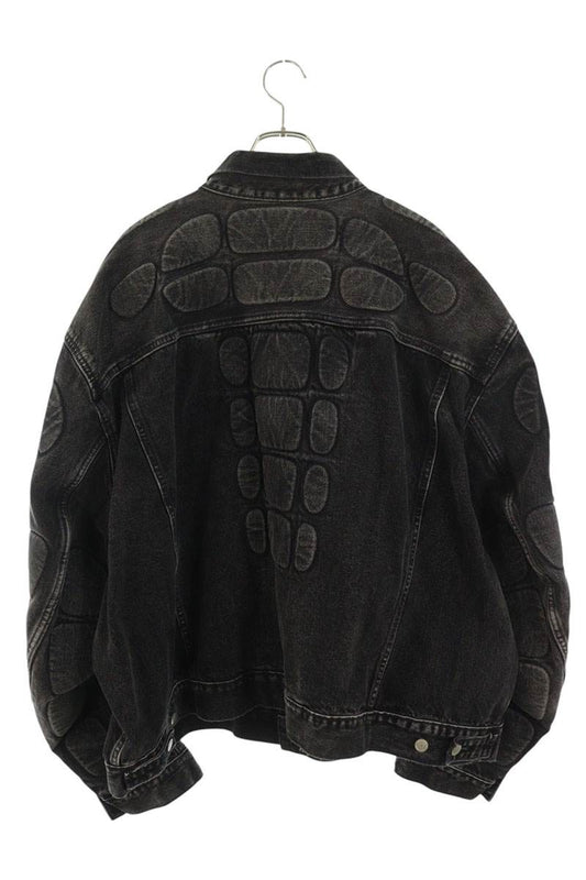 GAP YEEZY x Balenciaga Padded Denim Jacket Black Size XXL