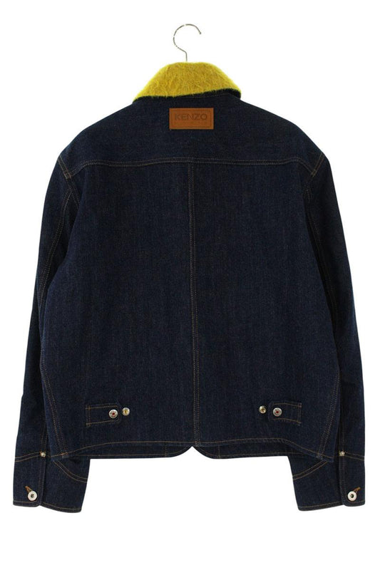 Kenzo Denim Jacket Blue x Yellow Size S