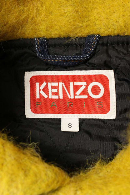 Kenzo Denim Jacket Blue x Yellow Size S