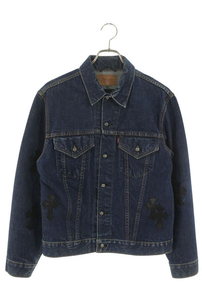 Chrome Hearts Cross Patch Cross Ball Denim Jacket Size S