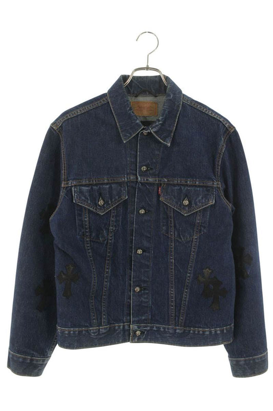 Chrome Hearts Cross Patch Cross Ball Denim Jacket Size S
