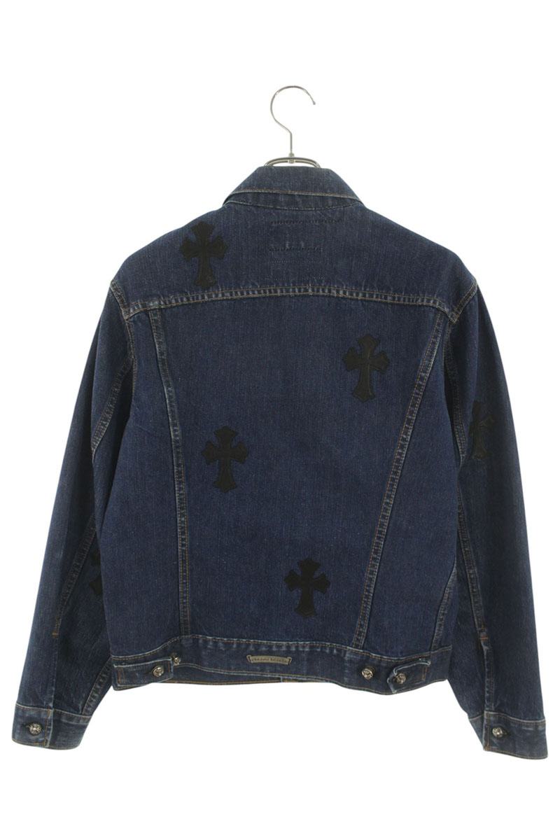 Chrome Hearts Cross Patch Cross Ball Denim Jacket Size S
