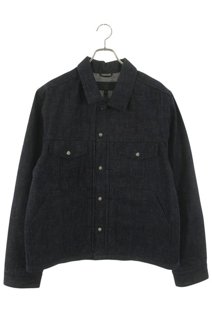 Chrome Hearts WHIPLASH FRBC Cross Ball Button Denim Size L