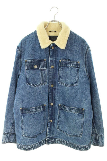 Chrome Hearts SOAP ON A ROPE Boa Lined Denim Jacket Size L