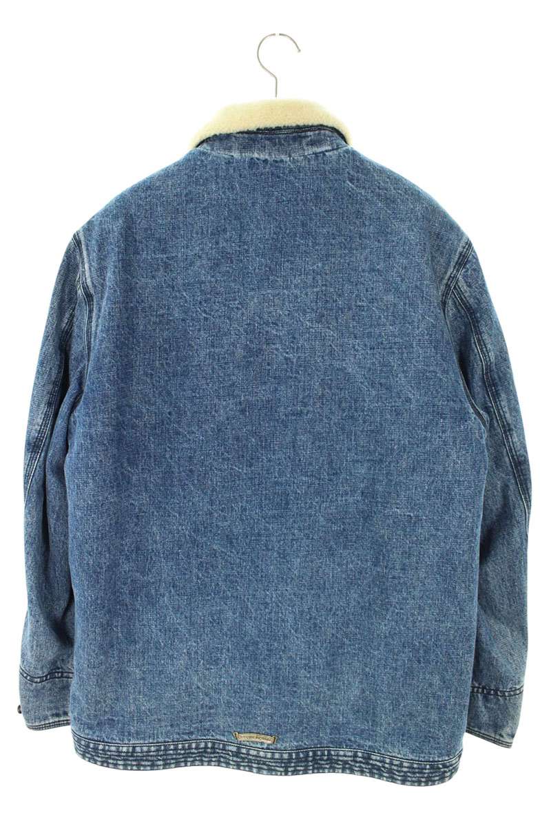 Chrome Hearts SOAP ON A ROPE Boa Lined Denim Jacket Size L