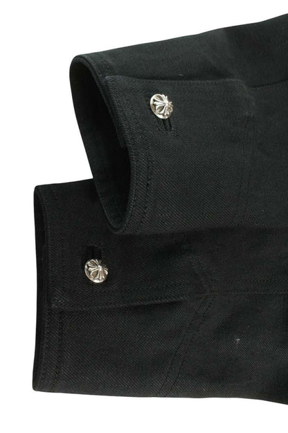 Chrome Hearts CLASSIC JEAN Floral Patch Denim Jacket Size L