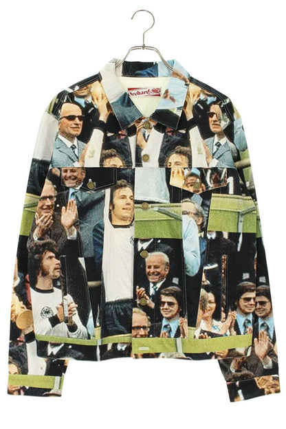 Orchard BECKENBAUER JACKET Photo Print Denim Size M