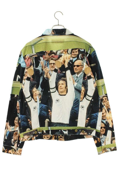 Orchard BECKENBAUER JACKET Photo Print Denim Size M