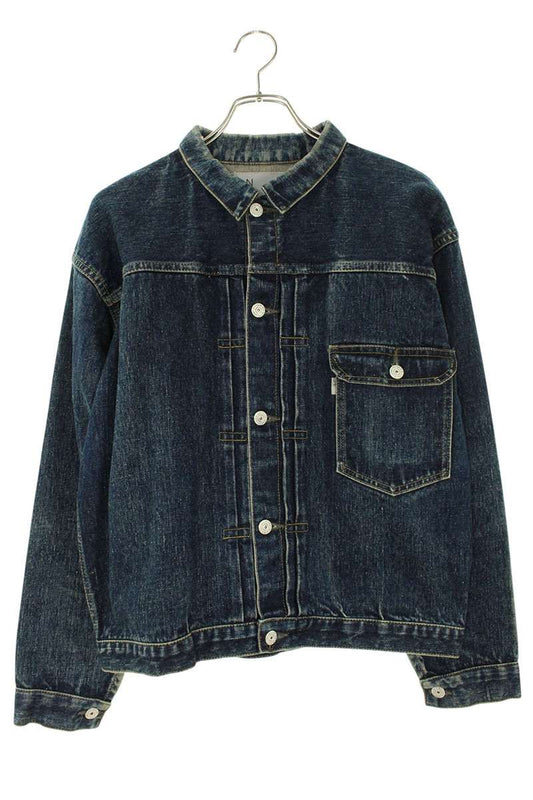 New Manual 001 T-BACK DENIM Jacket Indigo Size L