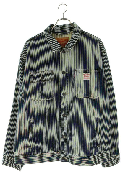 LEVI'S WORKWEAR SUNRISE Hickory Stripe Denim Size L