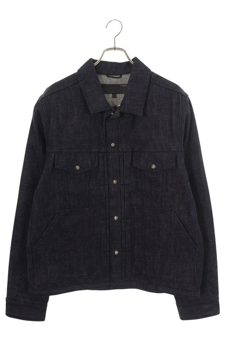 Chrome Hearts WHIPLASH FRBC Cross Ball Raw Denim Size L