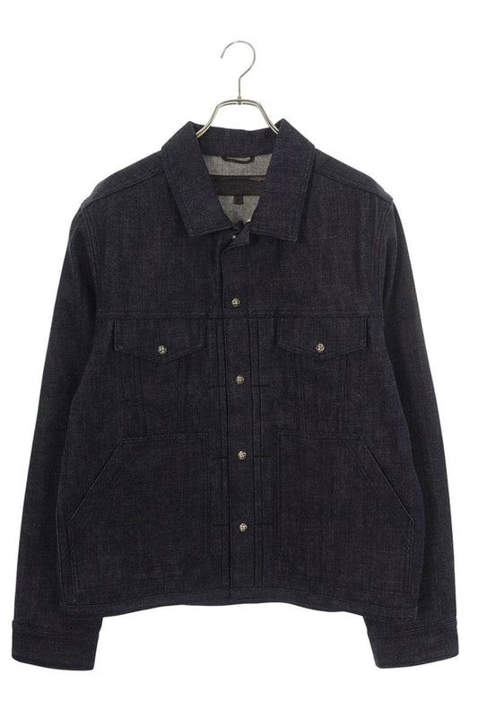 Chrome Hearts WHIPLASH FRBC Cross Ball Raw Denim Size L