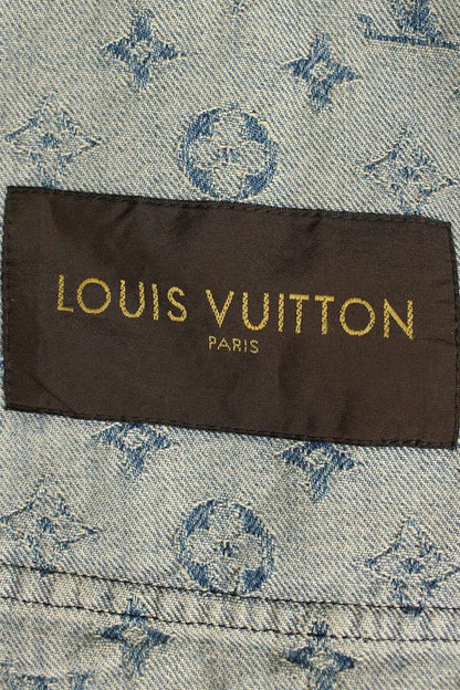 SUPREME LOUISVUITTON 17AW LV Jacquard Denim Chore Size S