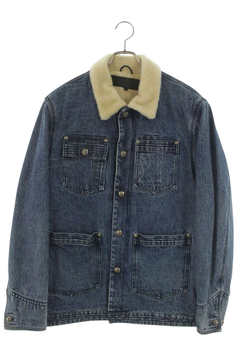 Chrome Hearts MOTORBREATH Cross Ball Denim Jacket Size M