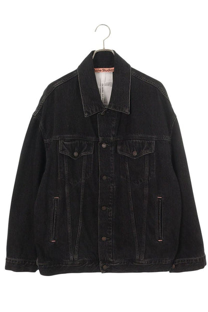 ACNE STUDIOS Relaxed Fit Washed Black Denim Jacket Size XXS
