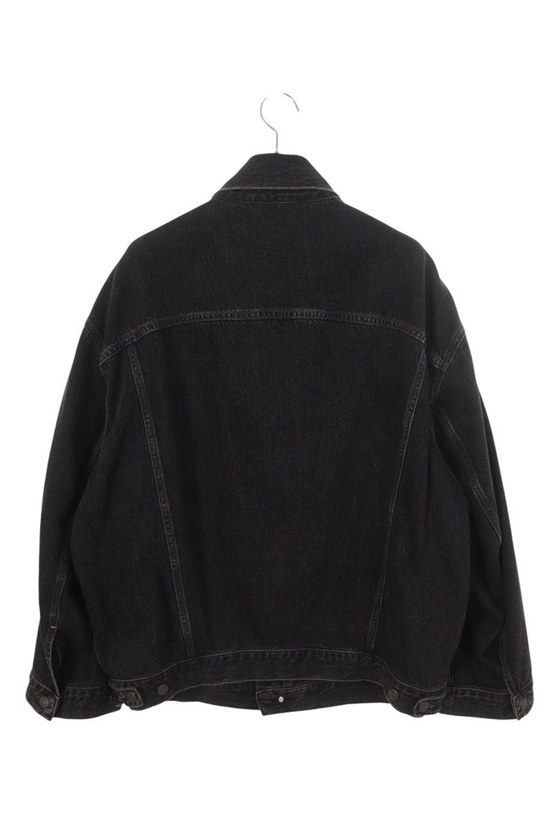 ACNE STUDIOS Relaxed Fit Washed Black Denim Jacket Size XXS