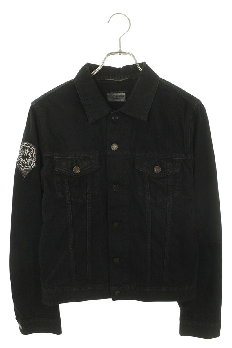 SAINT LAURENT PARIS 17SS Sleeve Patch Denim Jacket Size XS