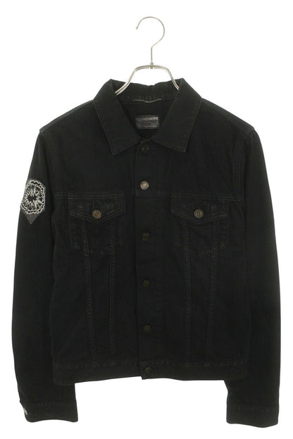 SAINT LAURENT PARIS 17SS Sleeve Patch Denim Jacket Size XS